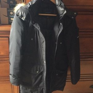 Andrew Marc Black nylon jacket